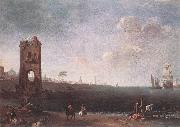 Coastal View with Tower RICCI, Marco